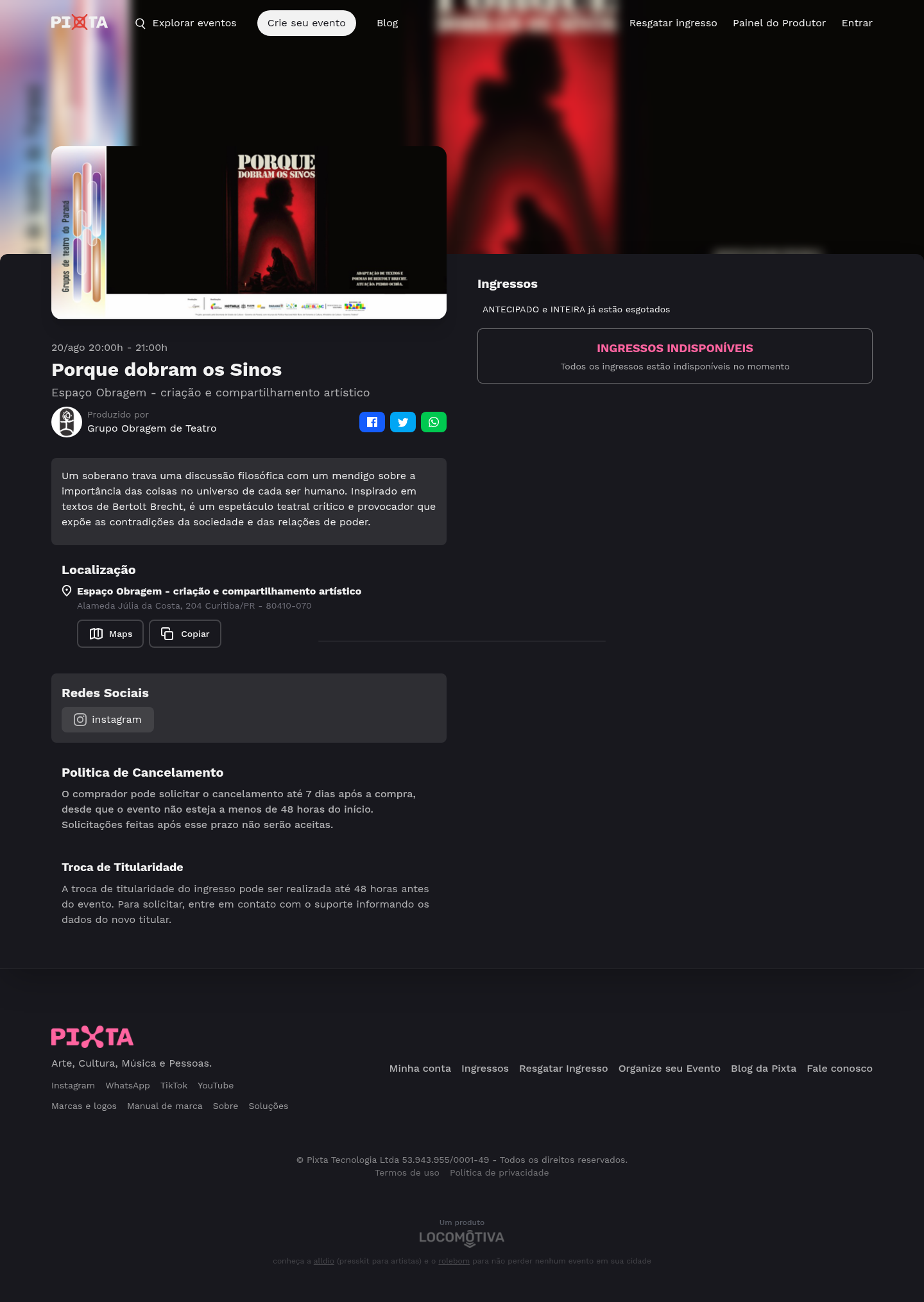 Pixta.me: The detail page where discovery becomes attendance